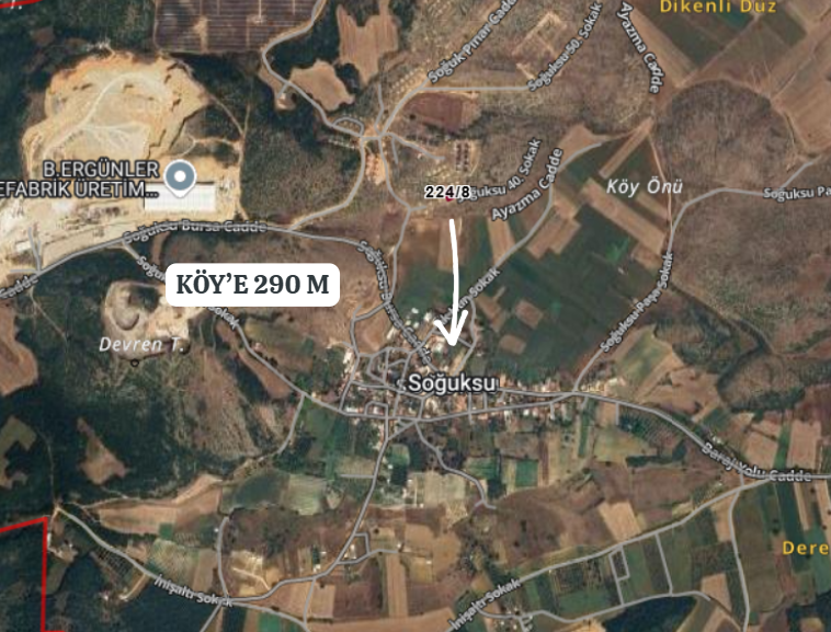 BURSA KESTEL SOĞUKSU KÖYÜ’NDE 300 M²  ARSA SATILIKTIR - BURSA KESTEL fotoğraf 5